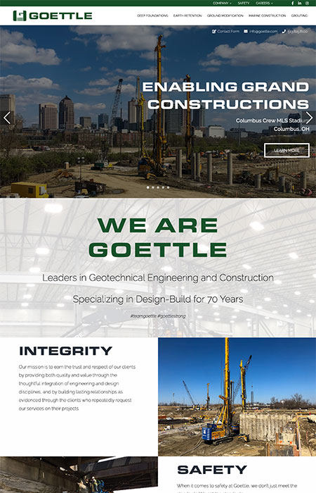 Goettle website preview